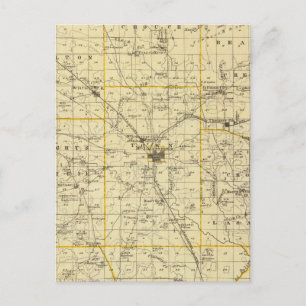 Postale Carte du comté de Hamilton