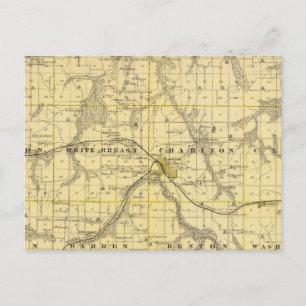 Postale Carte du comté de Lucas, État de l'Iowa
