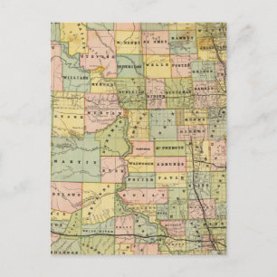 Postale Carte du Dakota