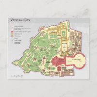 Carte du diagramme de la ville du Vatican