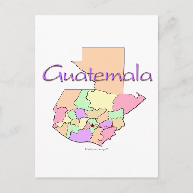 Postale Carte du Guatemala (Devant)