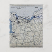 Carte du jour J de la Seconde Guerre mondiale 6 ju