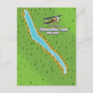 Postale carte du lac Skaneateles à New York