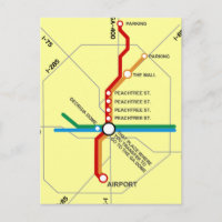 Carte du métro Atlanta utile
