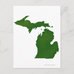 Postale Carte du Michigan