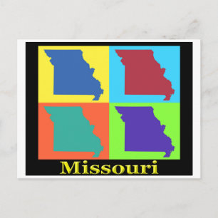 Postale Carte du Missouri
