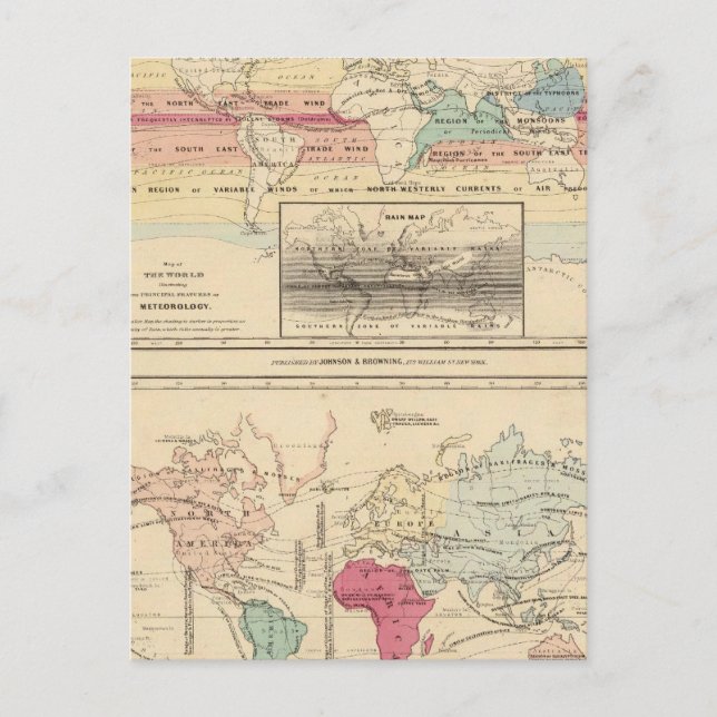 Postale Carte du Monde 2 (Devant)