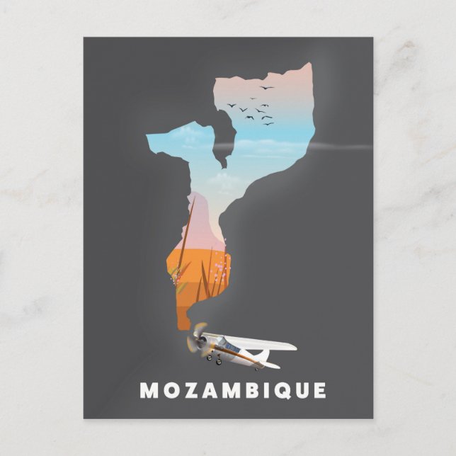 Postale Carte du Mozambique (Devant)