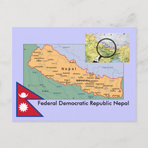 Postale Carte du Népal