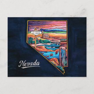 Postale Carte du Nevada