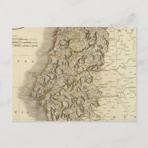 Postale Carte du Portugal Atlas