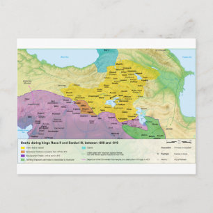 Postale Carte du Royaume d'Urartu entre 680 et 610 av. J.-