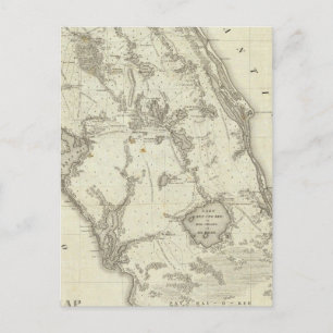 Postale Carte Du Siège De Guerre En Floride