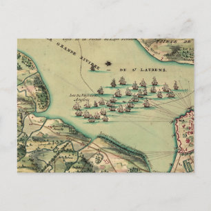 Postale Carte du siège du Québec