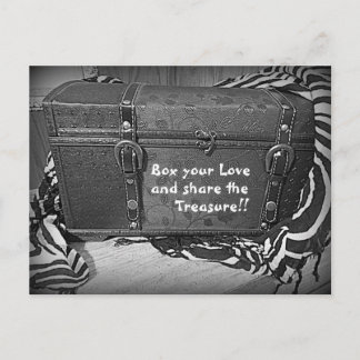 Postale Carte du trésor de l'amour