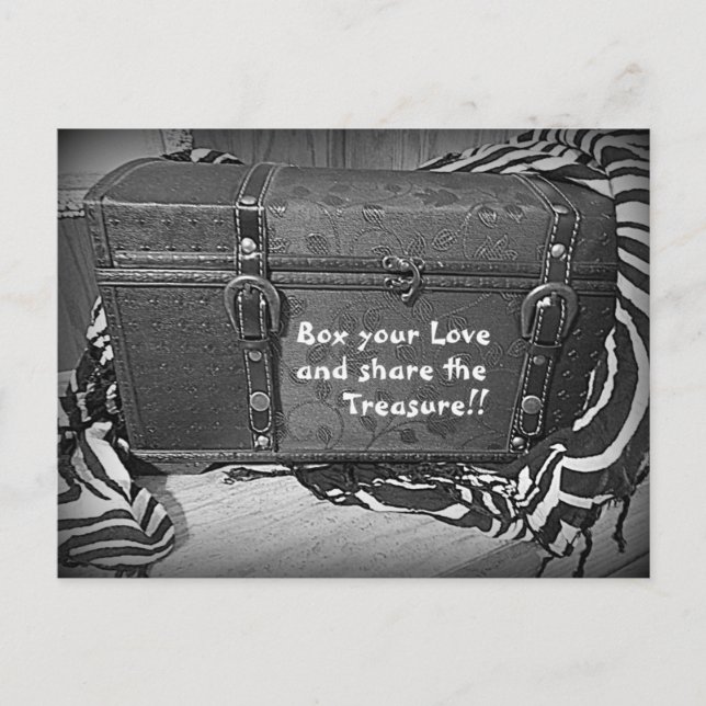 Postale Carte du trésor de l'amour (Devant)