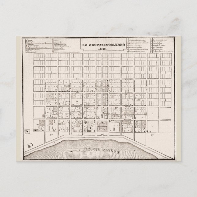 Postale Carte du trimestre français 1735 (Devant)