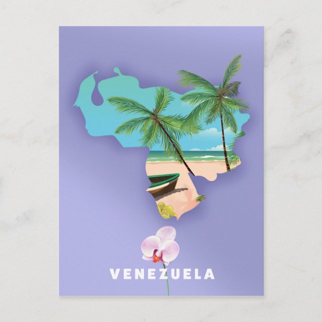 Postale carte du Venezuela (Devant)