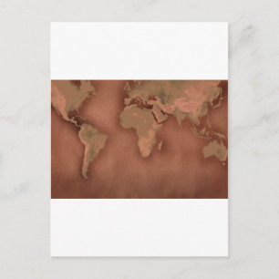 Postale carte du vieux monde