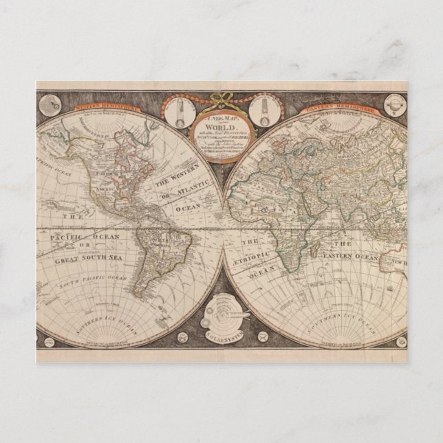 Postale Carte du Vieux Monde 1799 (Devant)
