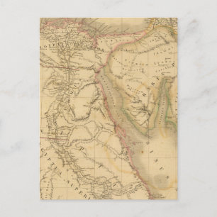 Postale Carte Égypte, Palestine et Arabie