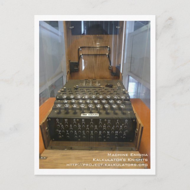 Postale Carte Enigma (Devant)