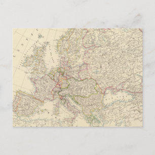 Postale Carte Europe 2