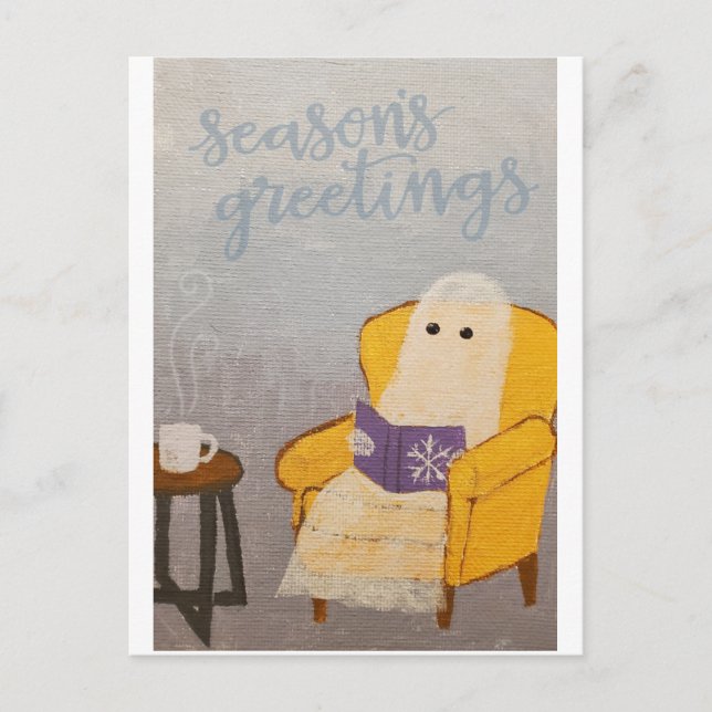 Postale Carte Fantôme de Noël de l'esprit de Noël (Devant)