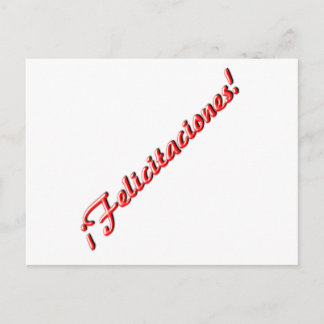 Postale Carte Félicitations
