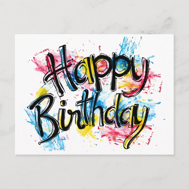 Postale Carte Félicitations (Devant)