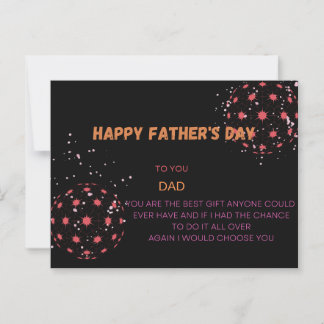 Postale Carte fête des pères