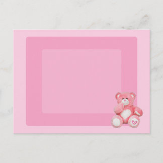Postale Carte fille bébé