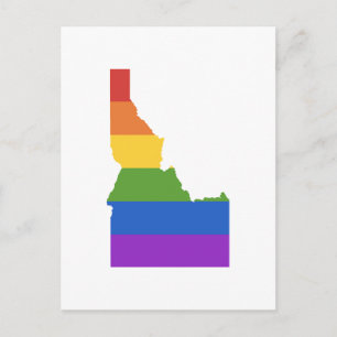 Postale Carte Gay des États-Unis   Etat de l'Idaho