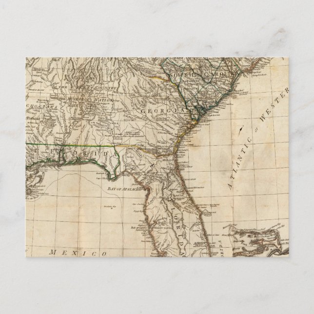 Postale Carte générale des colonies britanniques du sud (Devant)
