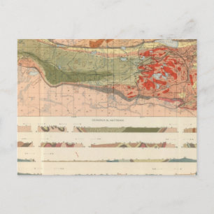 Postale Carte géologique générale du district de Marquette