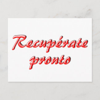 Postale Carte Get Well
