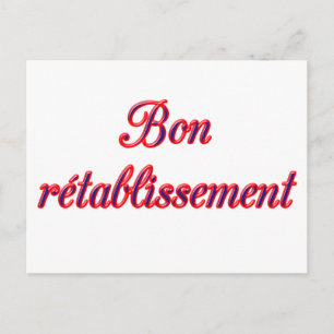 Postale Carte Get Well