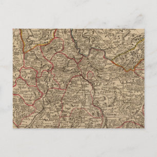 Postale Carte gravée de France