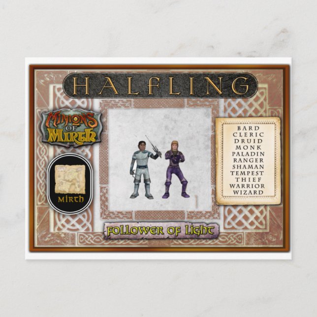 Postale Carte Halfling (Devant)