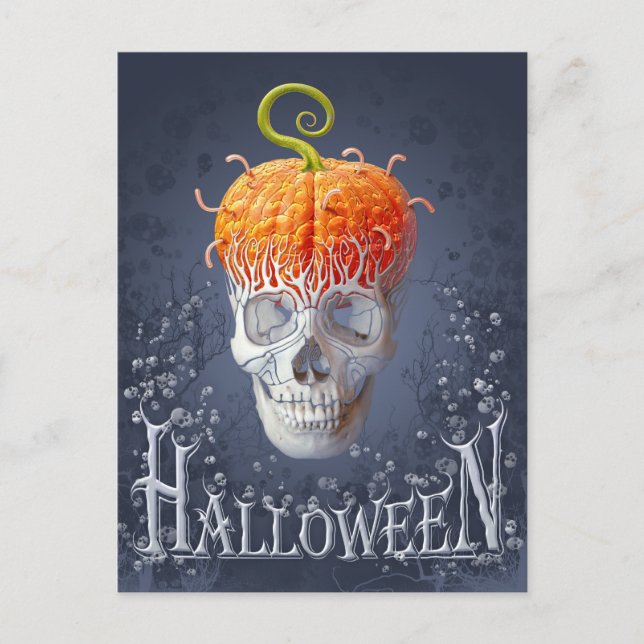 Postale Carte Halloween (Devant)