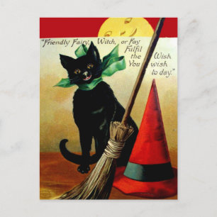 Postale Carte Halloween vintage
