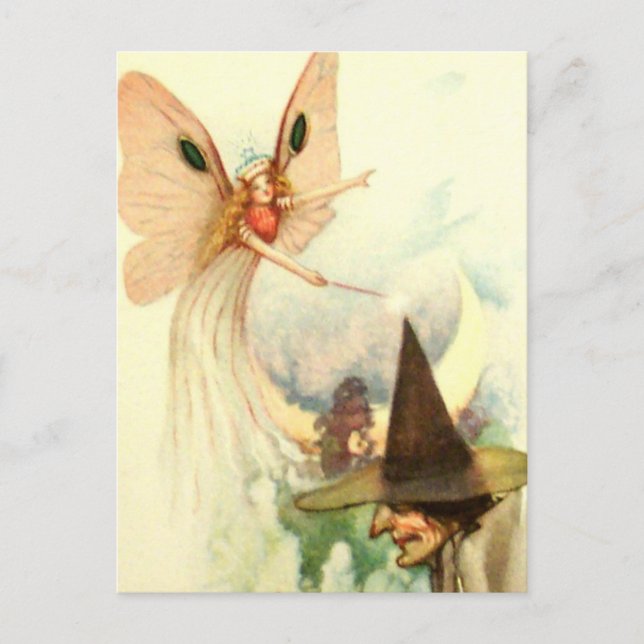 Postale Carte Halloween vintage (Devant)
