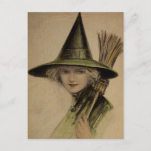 Postale Carte Halloween vintage
