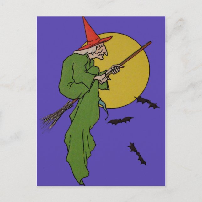 Postale Carte Halloween vintage (Devant)