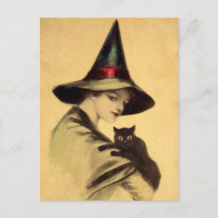 Postale Carte Halloween vintage