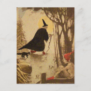 Postale Carte Halloween vintage