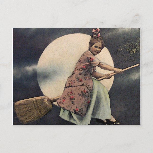 Postale Carte Halloween vintage (Devant)