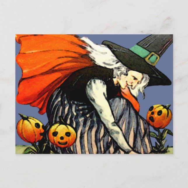 Postale Carte Halloween vintage (Devant)