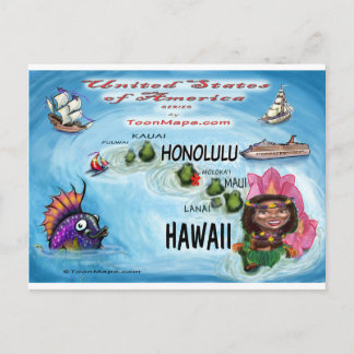 Postale Carte Hawaii USA