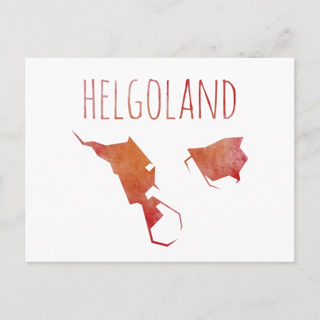 Postale Carte Helgoland (Devant)